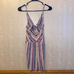 Red white and blue romper